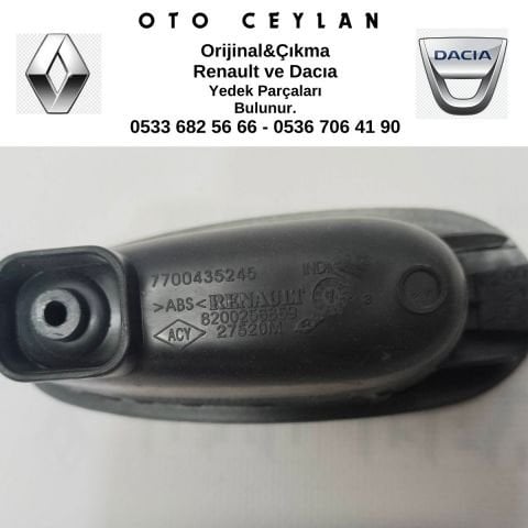 7700435245 8200256869 Clıo Clıo II İç Kapı Çekme Kolu Çıkma Orijinal