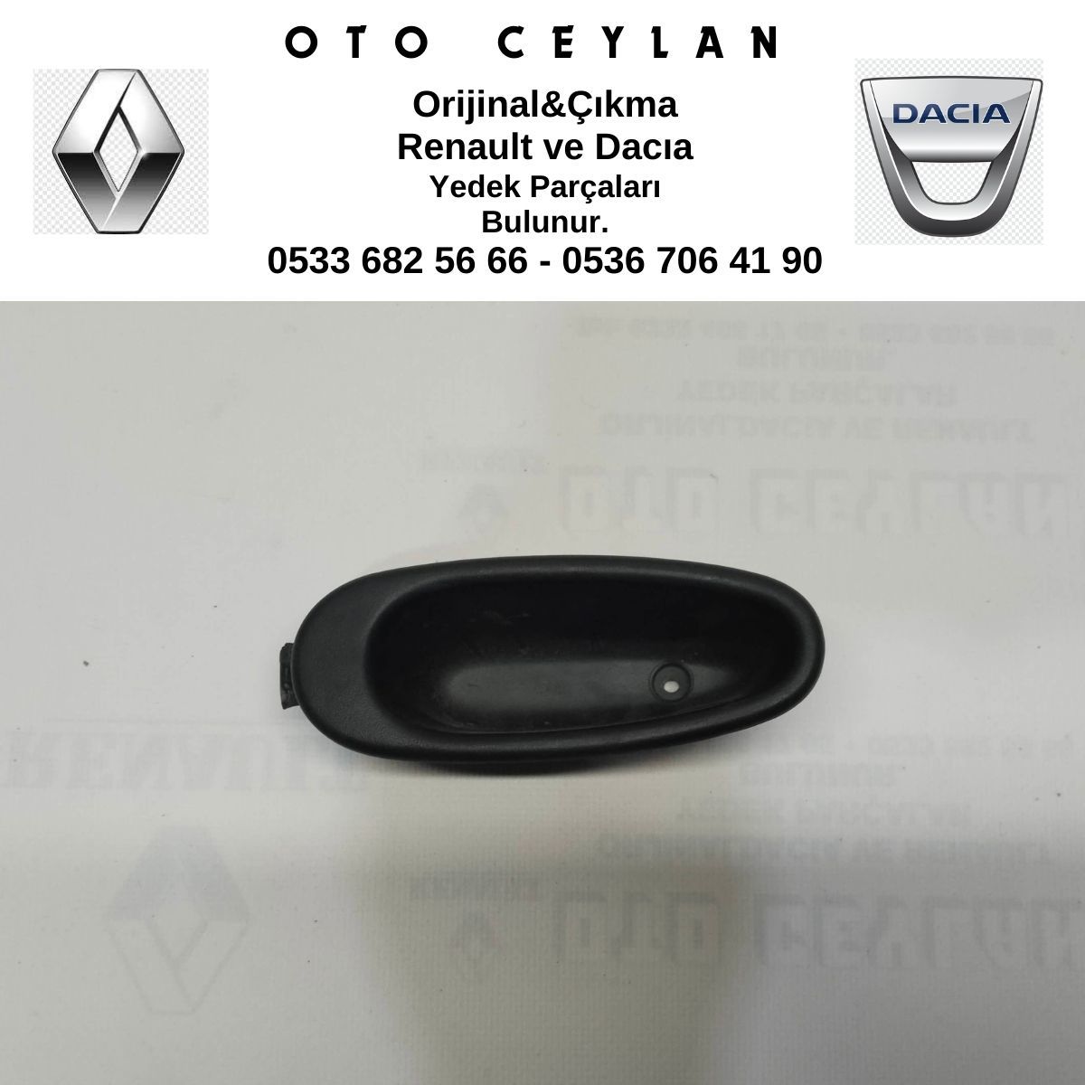 7700435245 8200256869 Clıo Clıo II İç Kapı Çekme Kolu Çıkma Orijinal