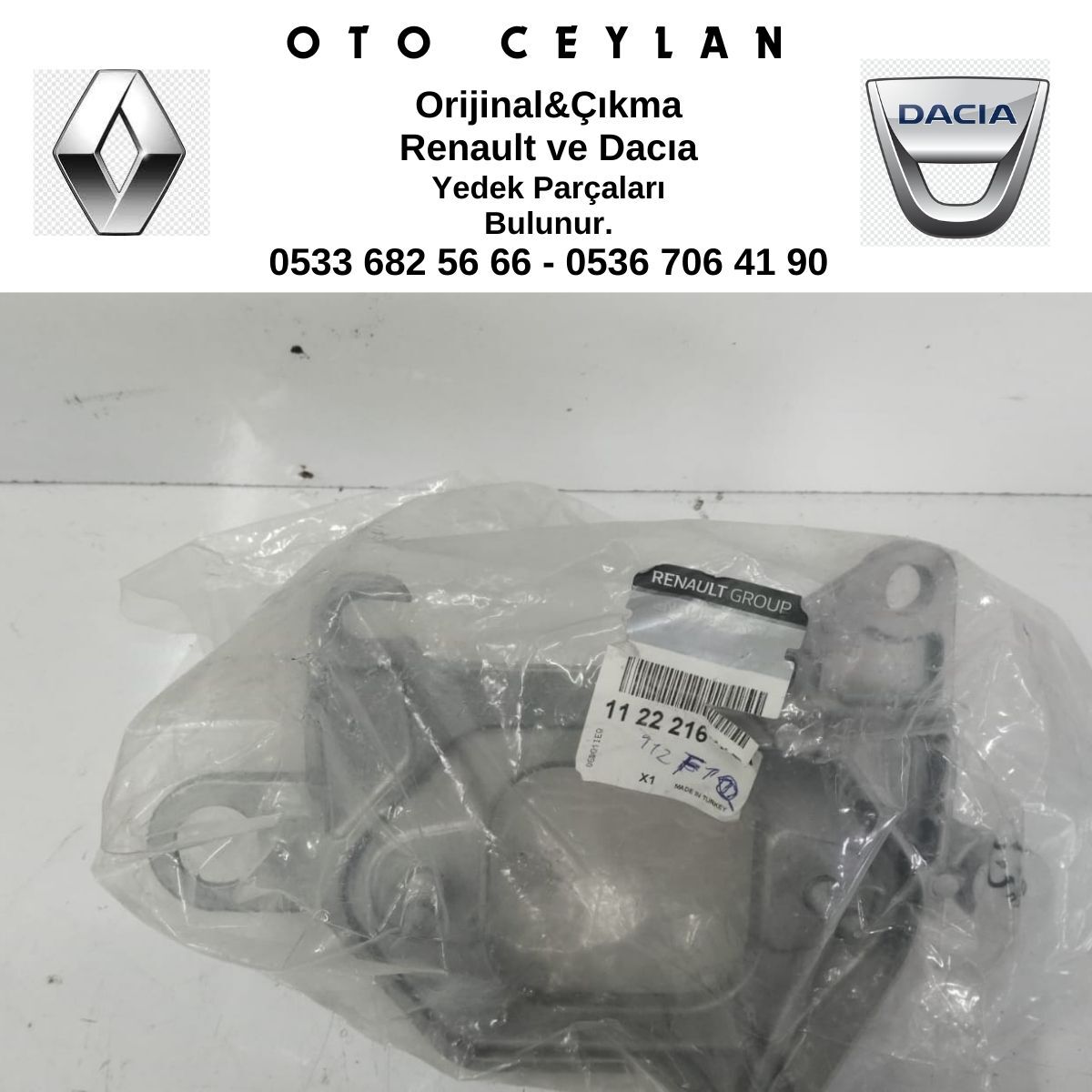 112221641R MEGANE 4 MOTOR BAĞLANTI TAKOZU