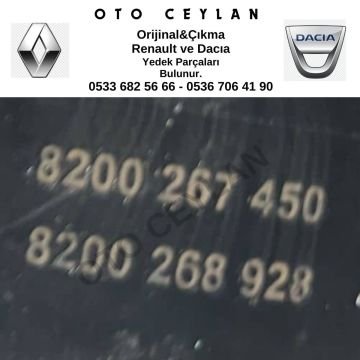 8200267450 Megan 2 Yakıt Dolum Borusu Çıkma Orjinal