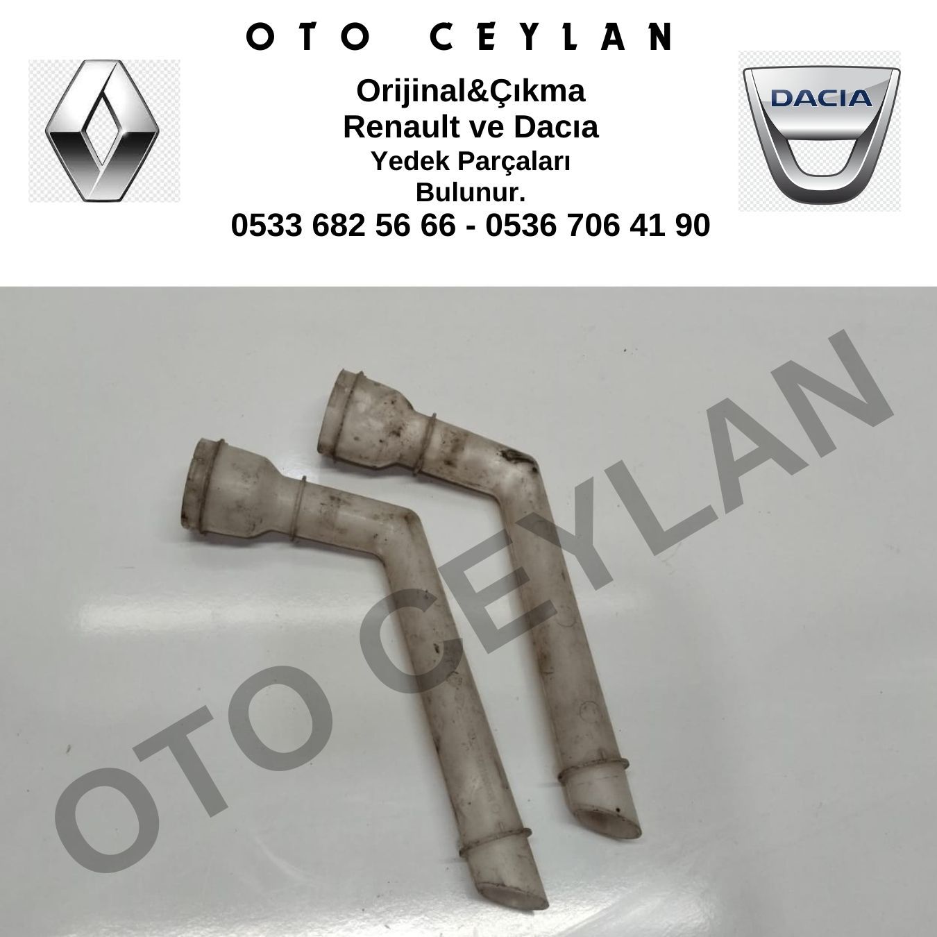 289150003R Fluence Megane 3 Cam Suyu Bidon Borusu Çıkma Orjinal