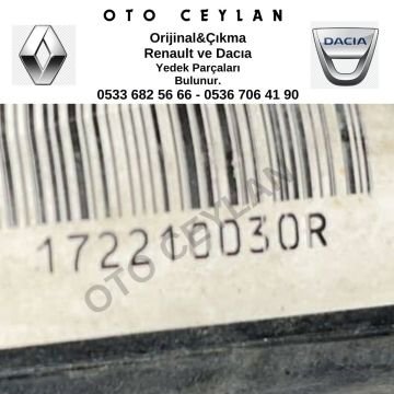 172210030R Fluence Yakıt Dolum Borusu Çıkma Orjinal