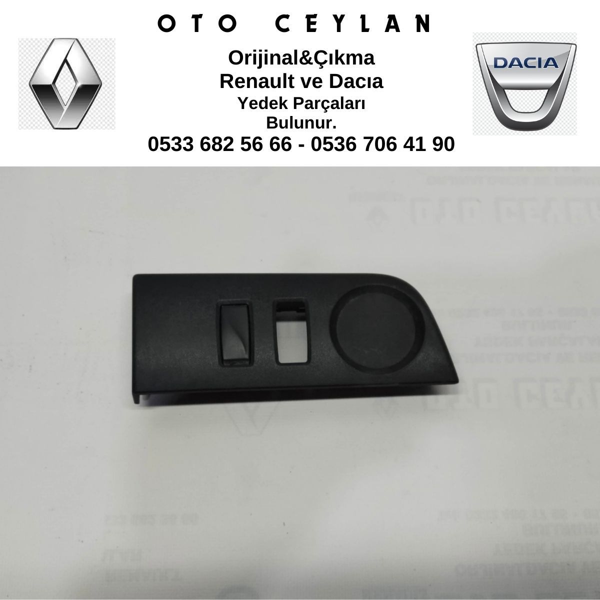 251631213R Lodgy Dokker Kumanda Butonu Sportu Çıkma Orijinal