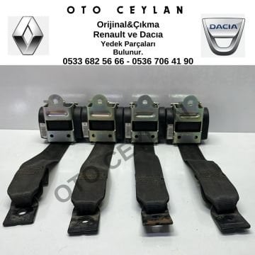 888400034R Fluence Arka Emniyet Kemeri Çıkma Orjinal