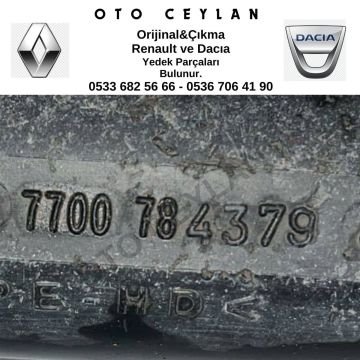 7700784379 R.19 Yakıt Dolum Borusu Çıkma Orjinal