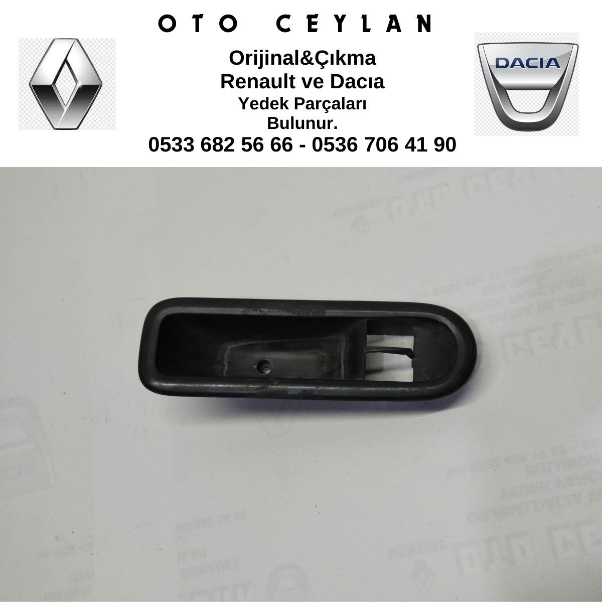 8200356513 Clıo III Sol Ön Cam Düğme Çerçevesi Çıkma Orijinal