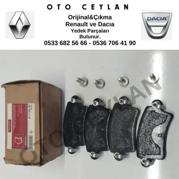 8671095209 7701206763 4403467 Master Arka Fren Balatası Sıfır Orijinal Motrio Marka