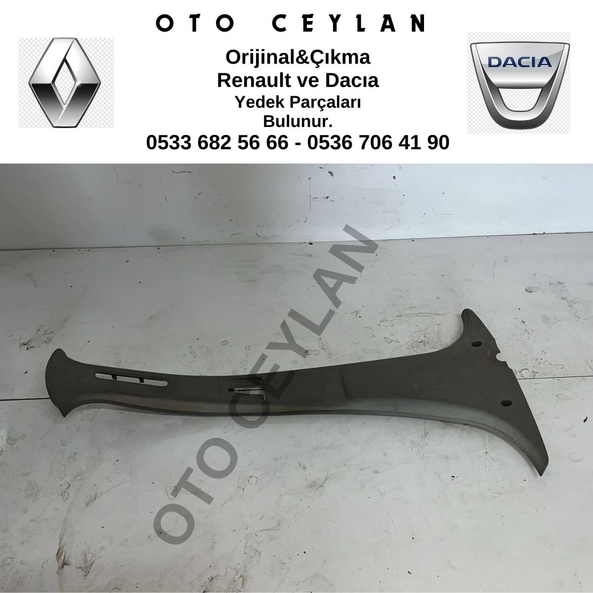8200212981 8200225249 Logan Orta Dİrek Kaplaması Çıkma Orijinal
