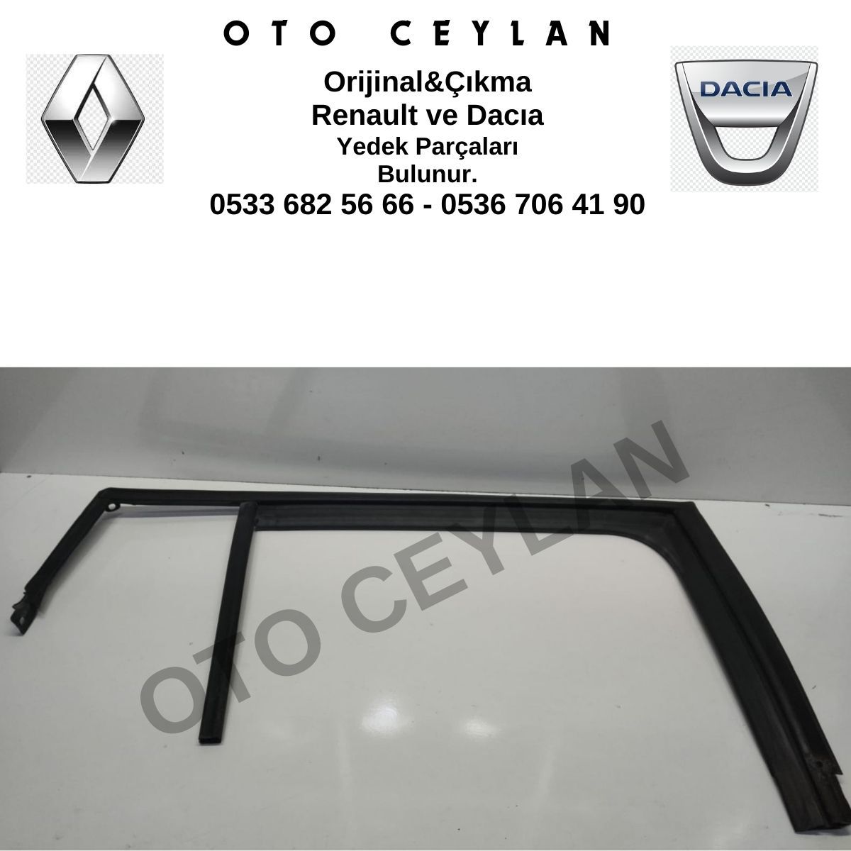 823307844R Sandero 3 Sağ Arka Kapı Fitili Orijinal Çıkma