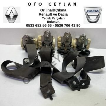 8200683953 Clio 3 Sağ Arka Emniyet Kemeri Çıkma Orjinal