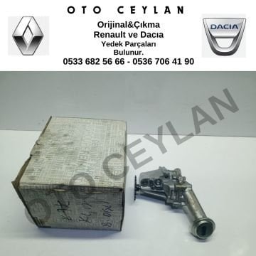 150008247R 150003395R Kango 3 Clio 4 Captur 1 Yağ Pompası 1.5 Dci K9K Euro 4 Euro 5 Sıfır Orijinal
