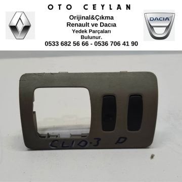 8200407756 Clıo III Far Ayar Kumanda Çerçevesi Çıkma Orijinal