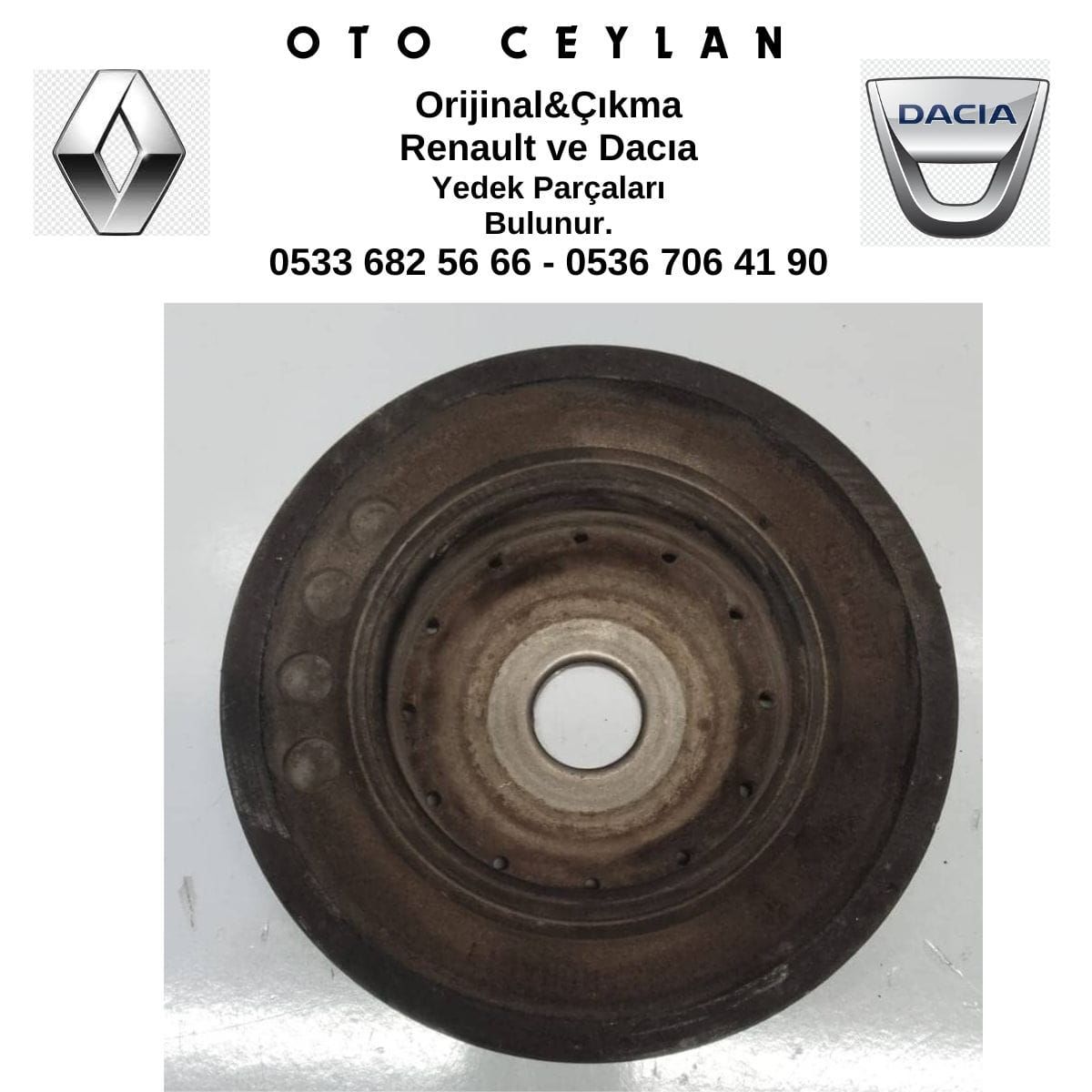 Clio Grank Kasnağı 1.5 DCİ K9K Çıkma Orjinal