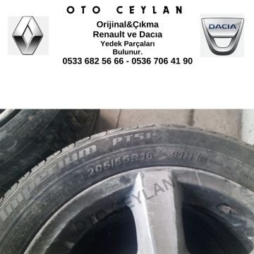 205155R16 Jant Orijinal Çıkma TK