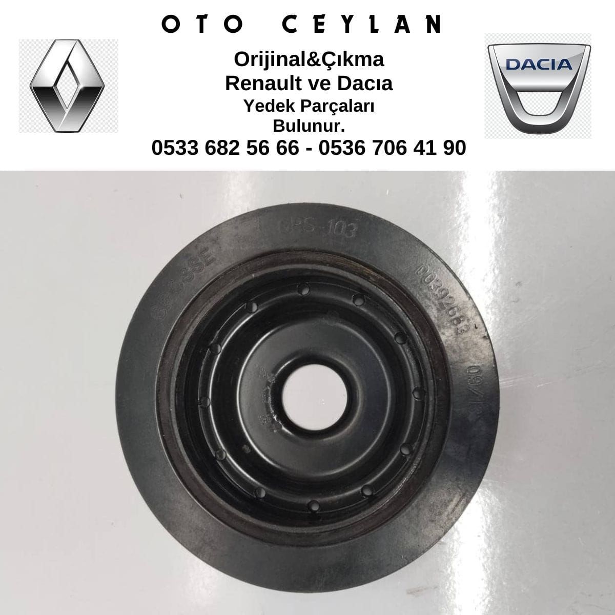 Clio Grank Kasnağı K4M 1.4 16V Sıfır Yan Sanayi