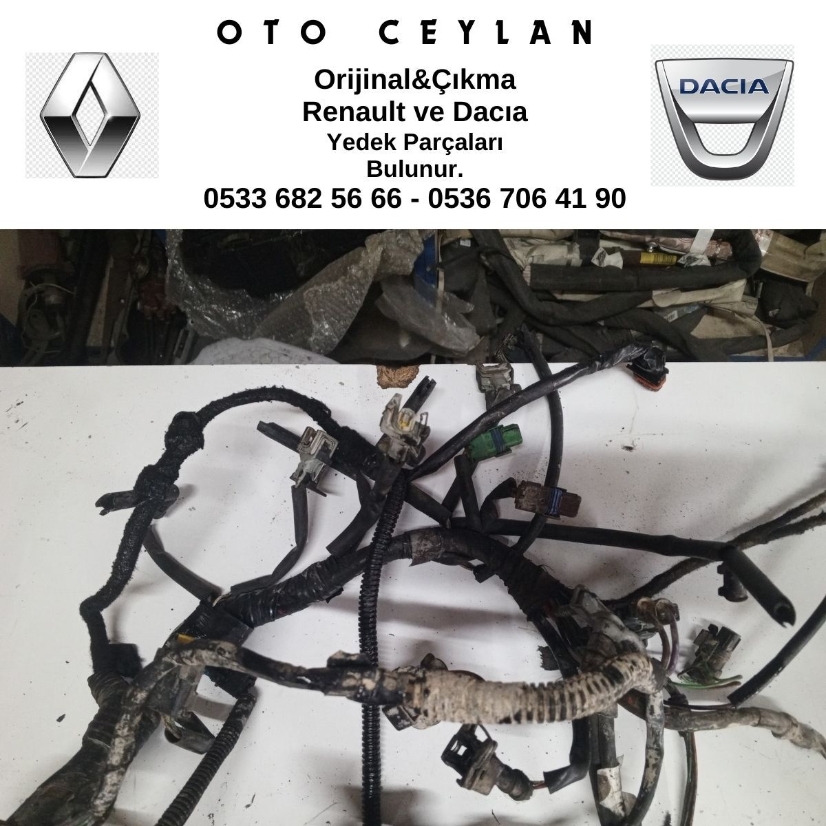 LOGAN MOTOR TESİSATI ESKİ MODEL ARKADAN MARŞLI 1.5 ÇIKMA