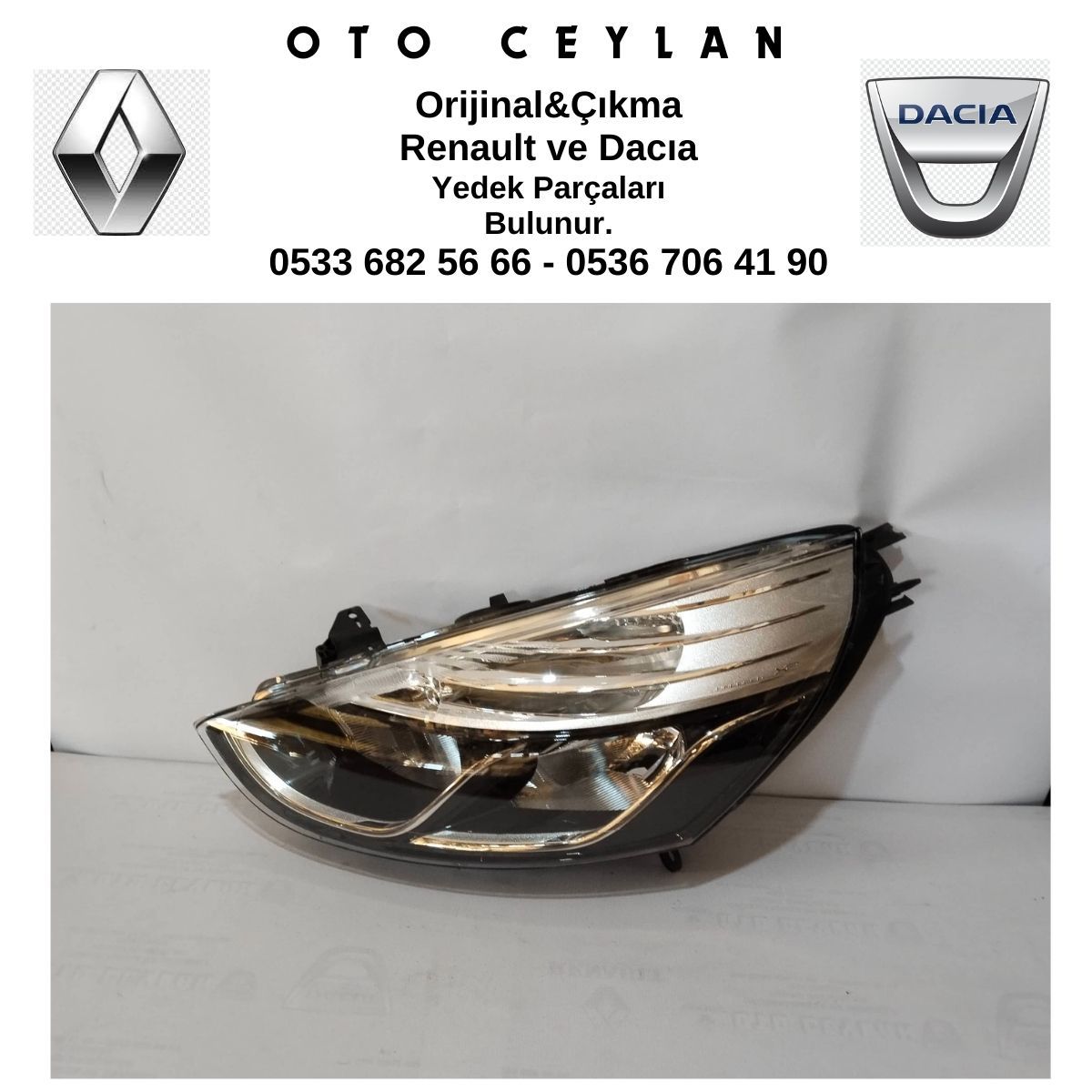 260603442R Clıo IV Sol Far İçi Siyah Sıfır Orijinal (Defolu)