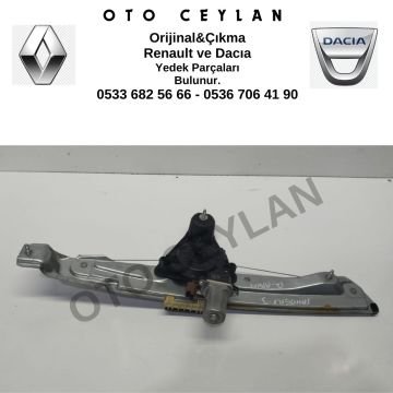 827208705R Sandero 3 Sağ Arka Otomatik Cam Krikosu Orijinal Çıkma