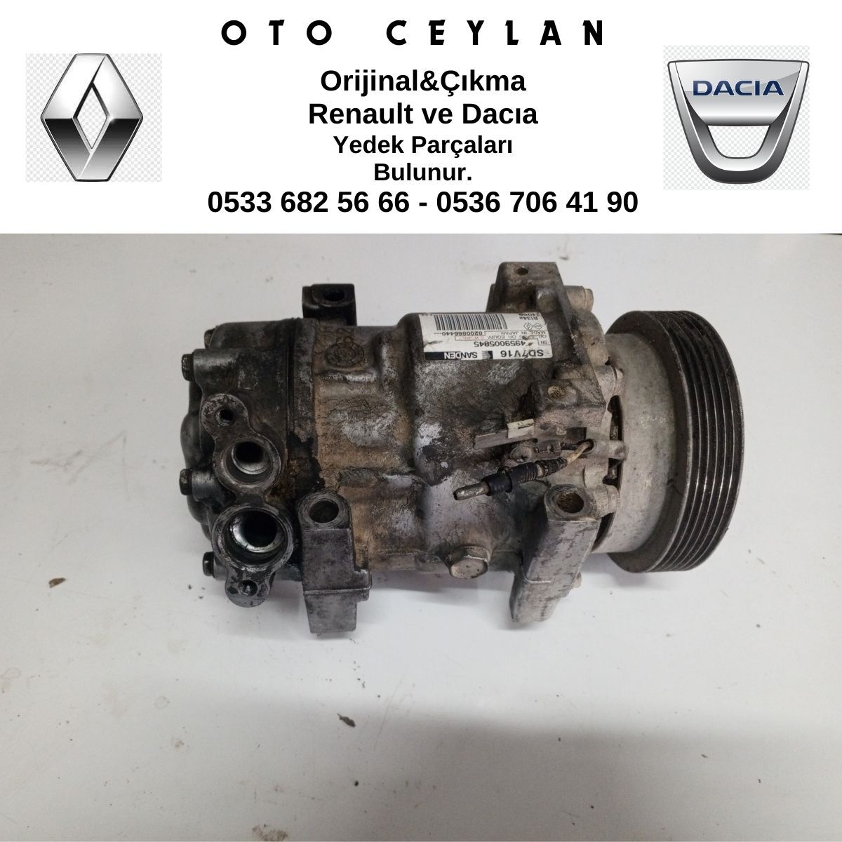 LOGAN KLIMA KOMPRESÖRÜ ÇIKMA