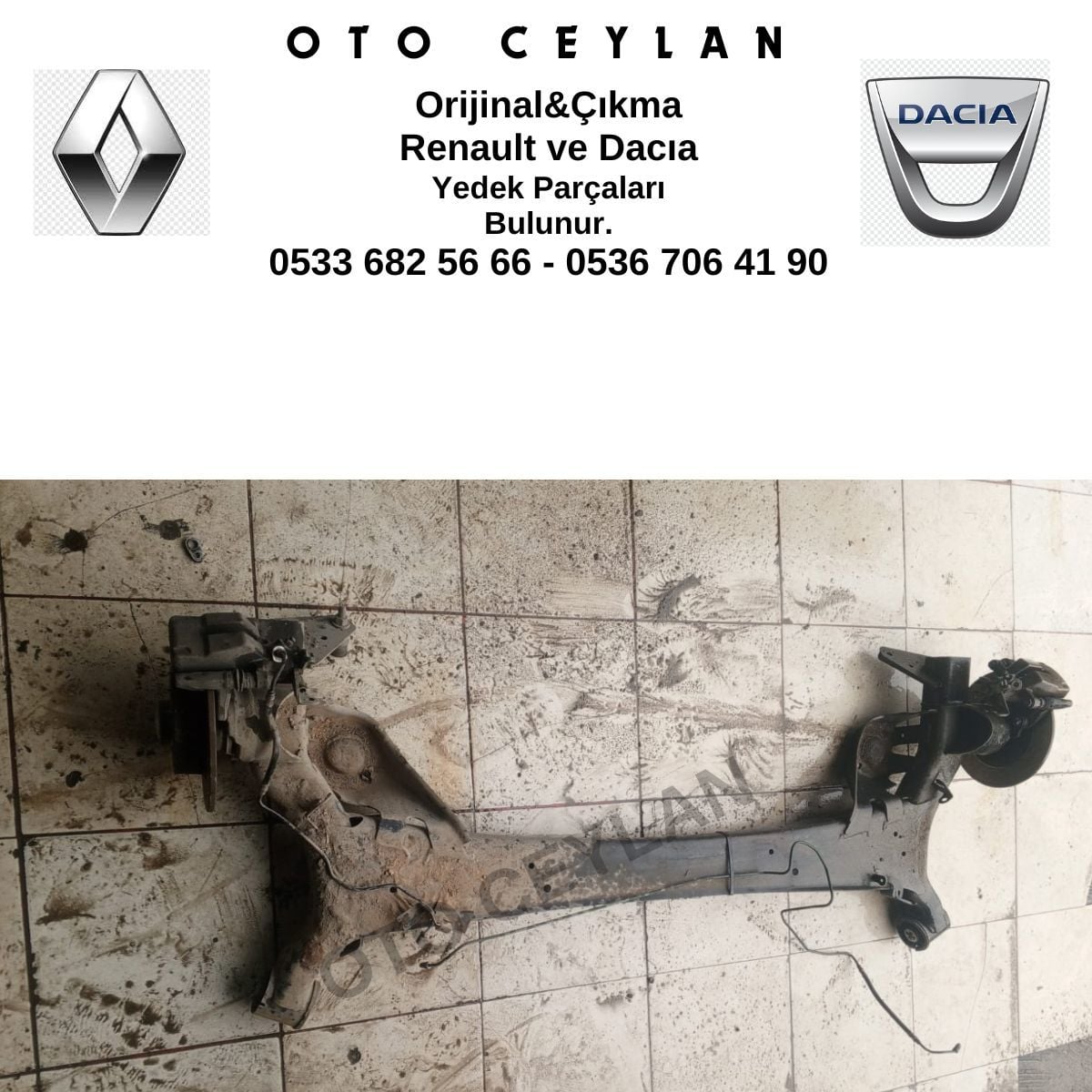 Megane 2 Arka Dingil BOŞ Orijinal Çıkma