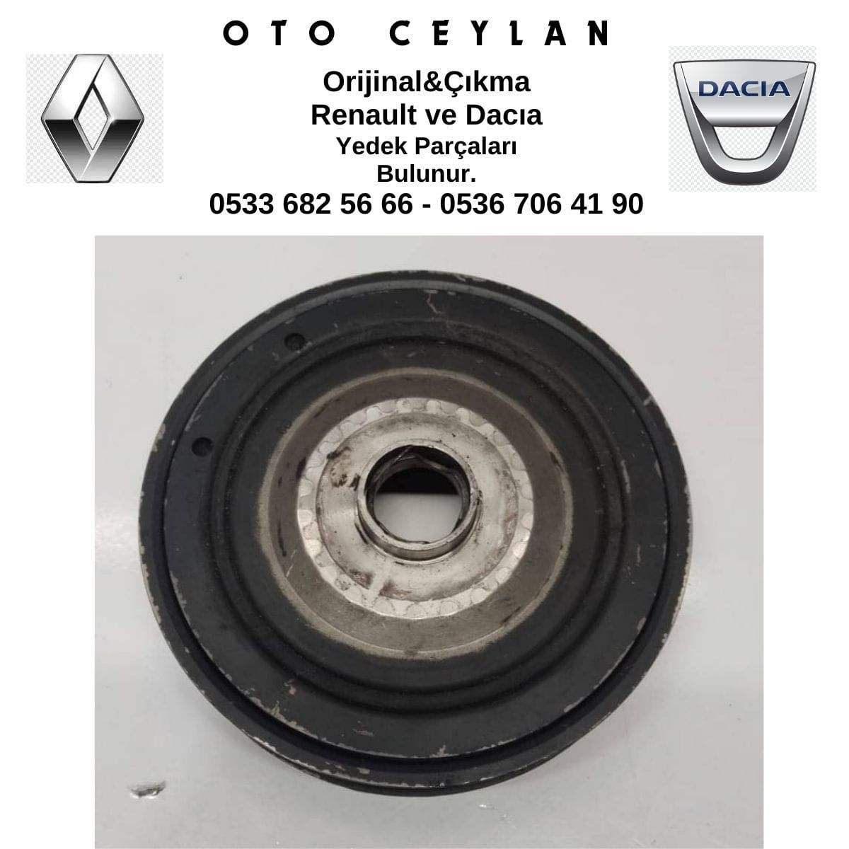 Megan 2 Grank Kasnağı 1.9 DCİ Çıkma Orjinal