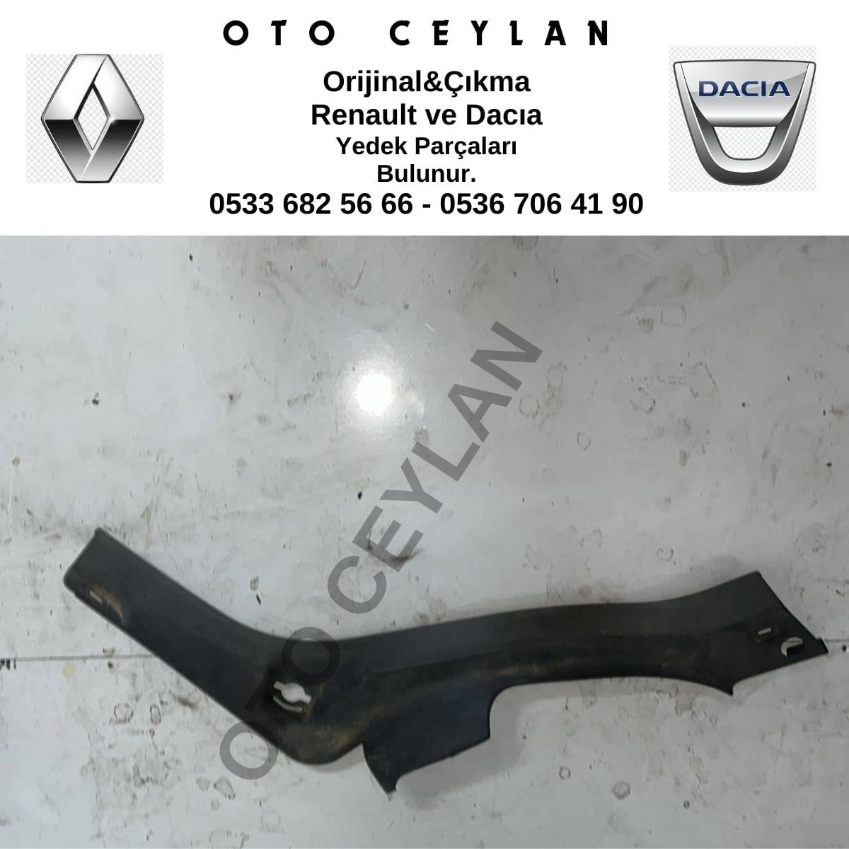 7700784165 R.19 Arka Alt Kaplama Sağ Çıkma Orijinal