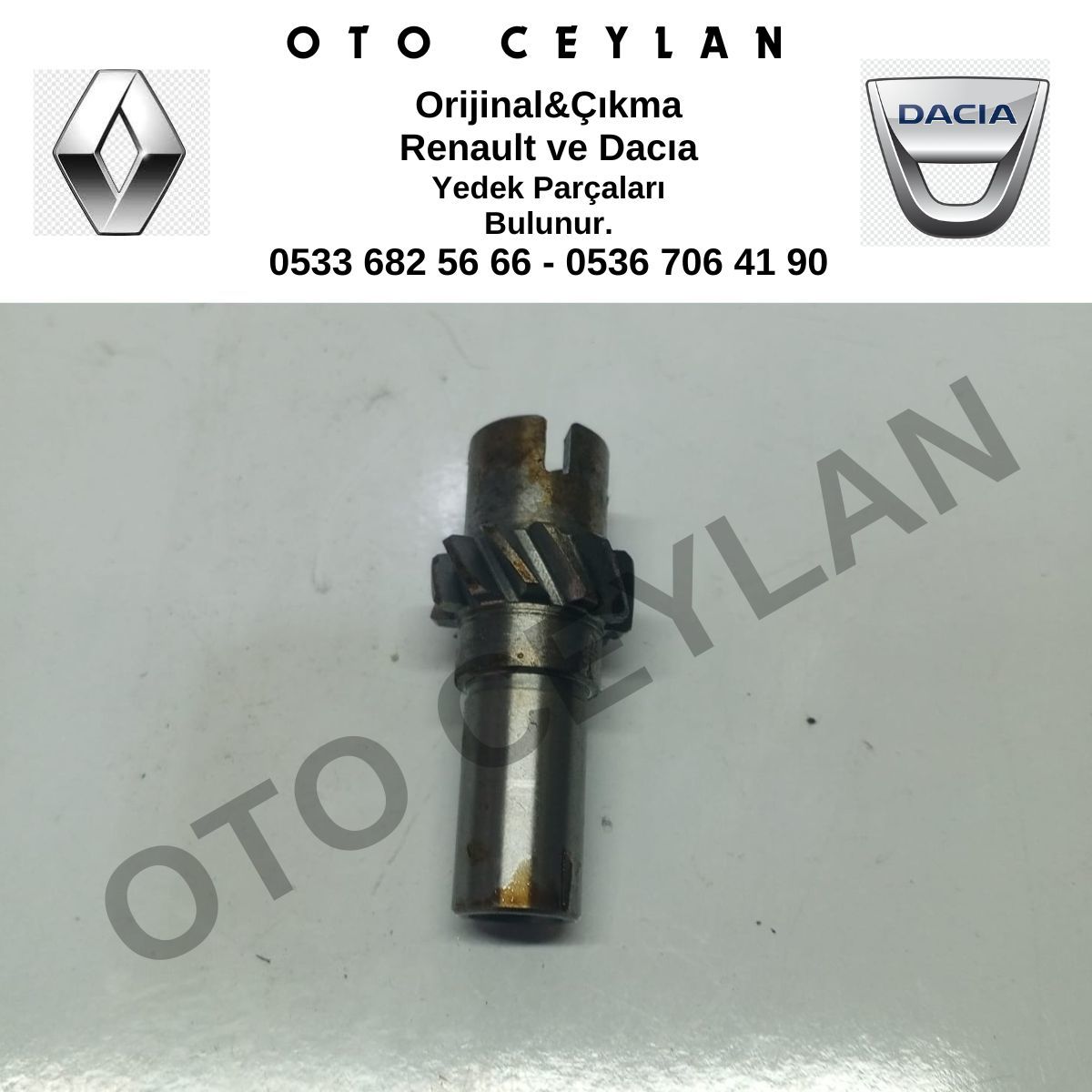 7700717103 Renault 9 Renault 11 Renault 12 Distribütör Tahrik Dişlisi Sıfır Orijinal