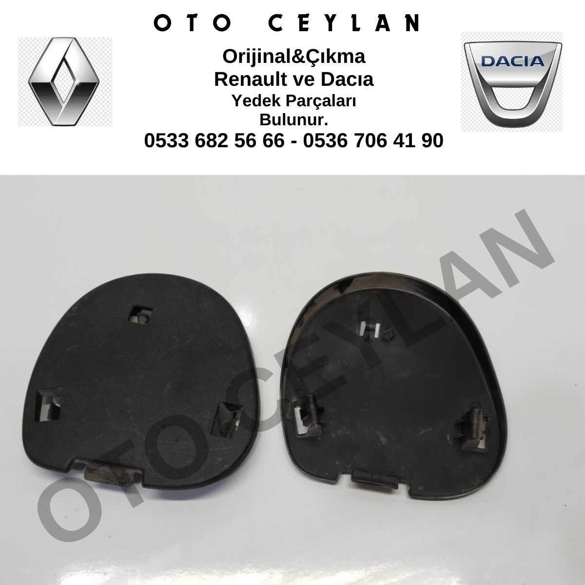 886394095R Dacia Dokker Sağ Yan Davlumbaz Kaplaması Çıkma Orijinal