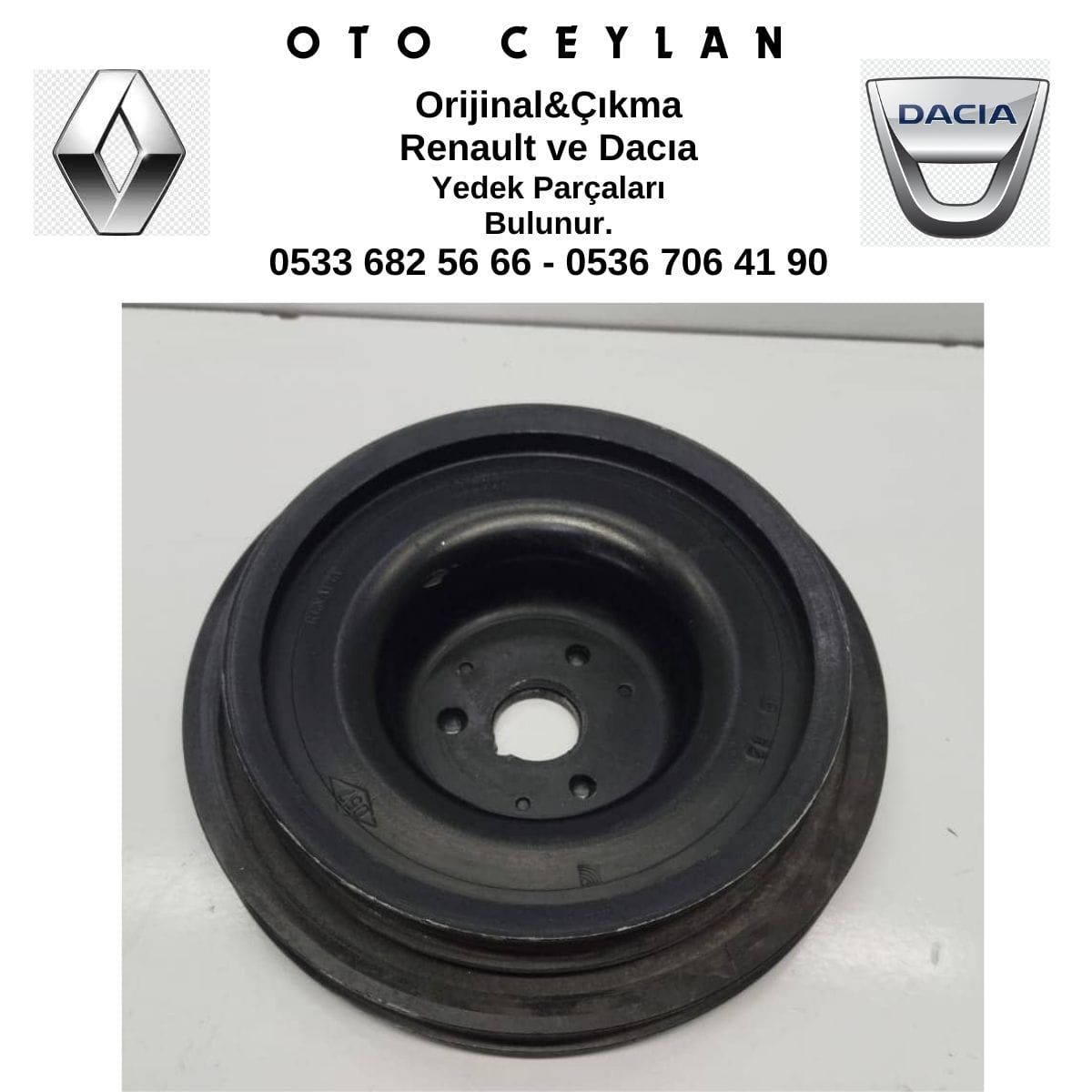 Clio Grank Kasnağı 1.2 16V Çıkma Orjinal