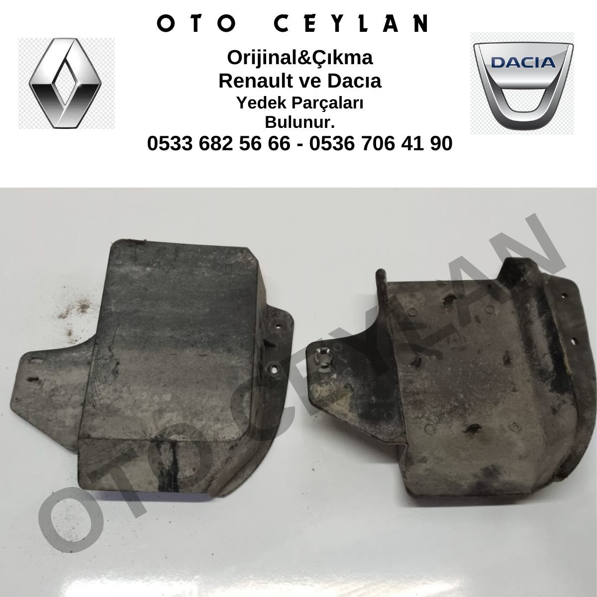 Dacia Dokker Arka Panel Bakaliti Çıkma Orijinal