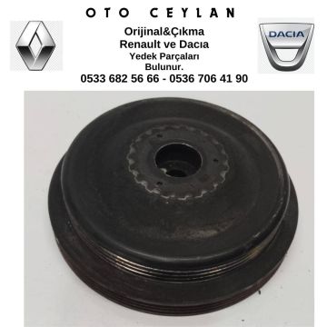 Clio 2 HB Grank Kasnağı1.6 8V K7M Çıkma Orjinal