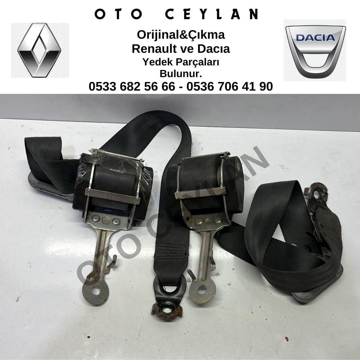 8200153484 Clio Ön Emniyet Kemeri Çıkma Orjinal