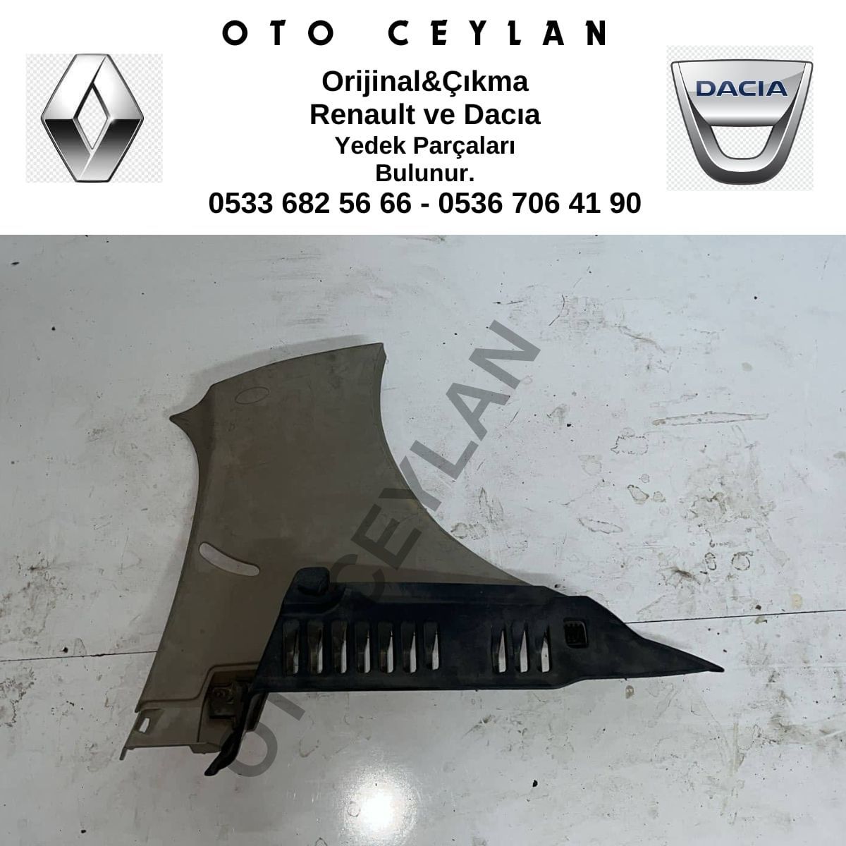 8200293775 Clıo Arka Kaplama Sağ Çıkma Orijinal