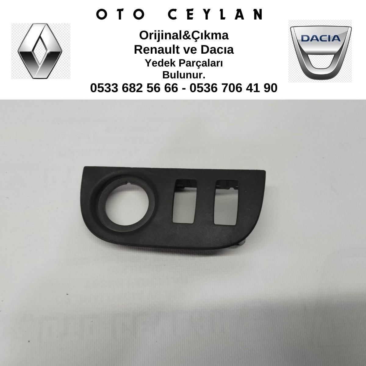 684934791R Dacıa Sandero Ayna Düğme paneli Çıkma Orijinal