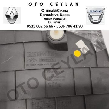 689312630R Megane 3 Sağ Konsol Yan Kapak Çıkma Orijinal