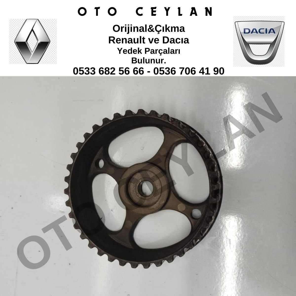 7700274413 Megane Laguna Clio Eksantrik Dişlisi 1.4 1.6 2.0 16V Orijinal Çıkma