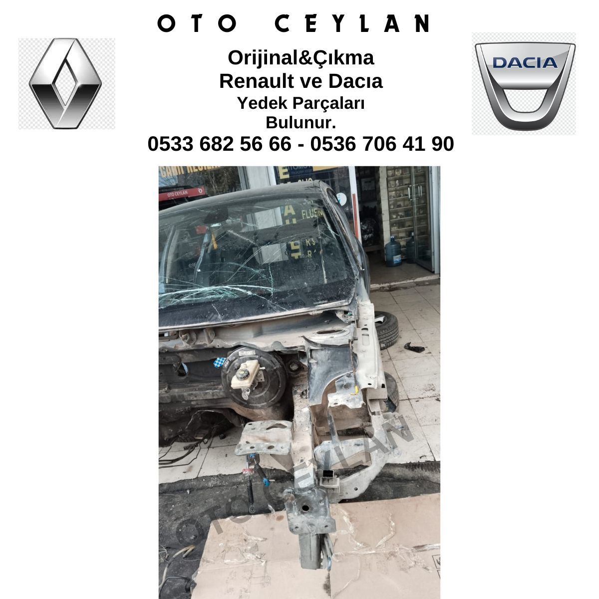 Megane 2 Sol Ön Çeyrek Orijinal Çıkma