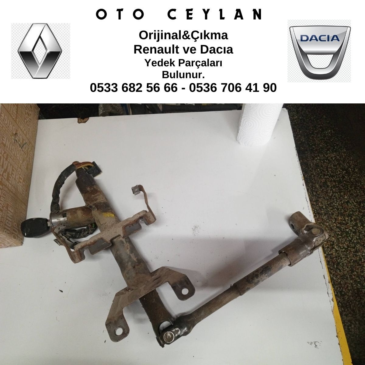 LOGAN DİREKSİYON MAFSALLI MİL ÇIKMA