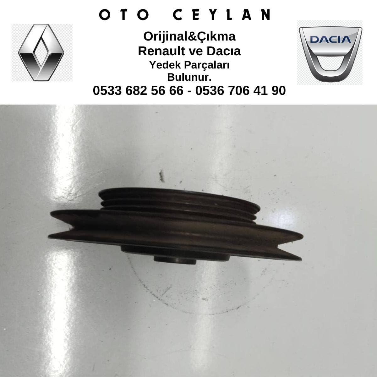 R.19 Grank Kasnağı 1.4 E7J Çıkma Orjinal