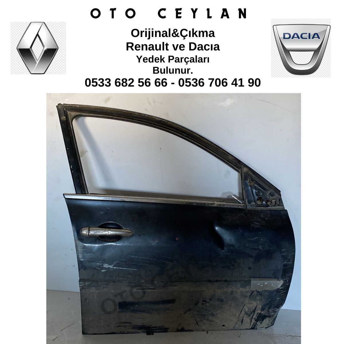 Megane 2 Sağ Ön Kapı Orijinal Çıkma