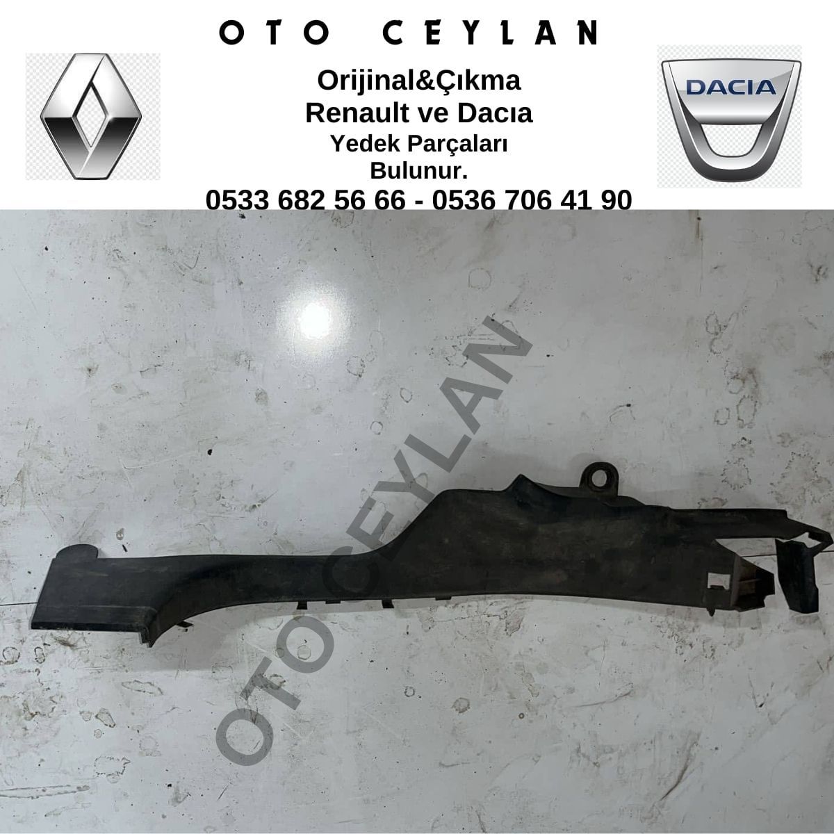 769549920R 769541780R Megan 3 Fluence Sol Arka Marşbiyel Bakaliti Çıkma Orijinal