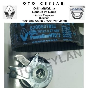 730704805R 130C12131R Laguna 1 2.0 16V F4R Eksantirik Triger Kayış Seti Sıfır Gatex Yan Sanayi