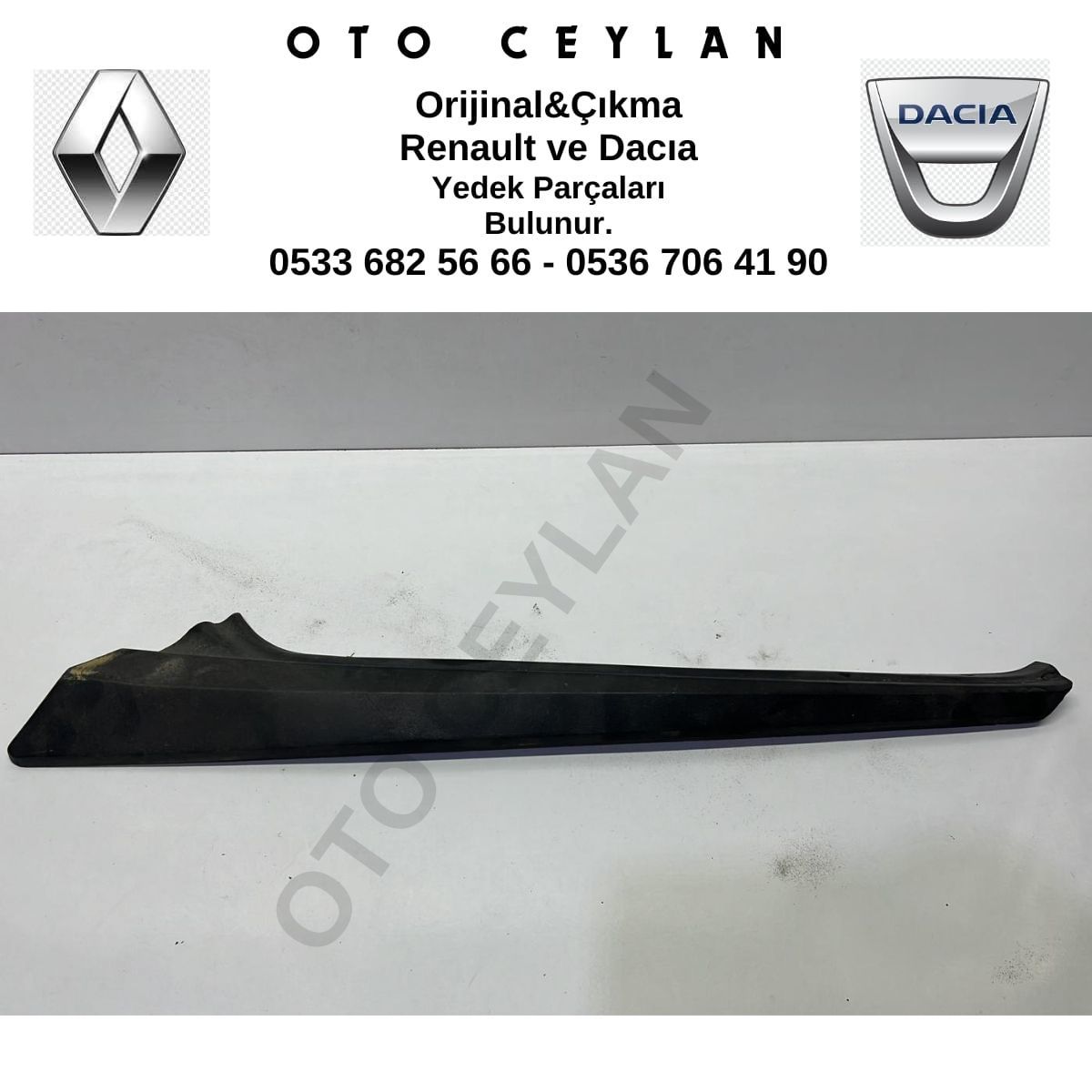 7704001459 R.11 Sol Çamurluk Arka Dış Bakaliti Çıkma Orijinal