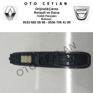 80961771R 254118439R Taliant Sandero Sağ Ön Cam Düğmesi ve Çerçevesi Orijinal Çıkma