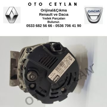 8200667605 8200103744 Clio 2 K9K Alternatör Şarj Dinamosu Orijinal Çıkma