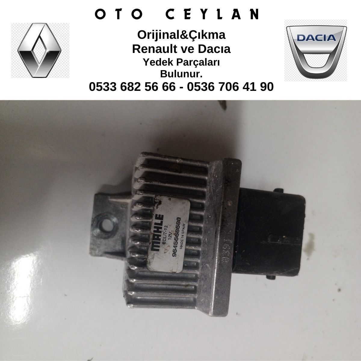 9645668680 LOGAN ISITMA ROLESİ ÇIKMA