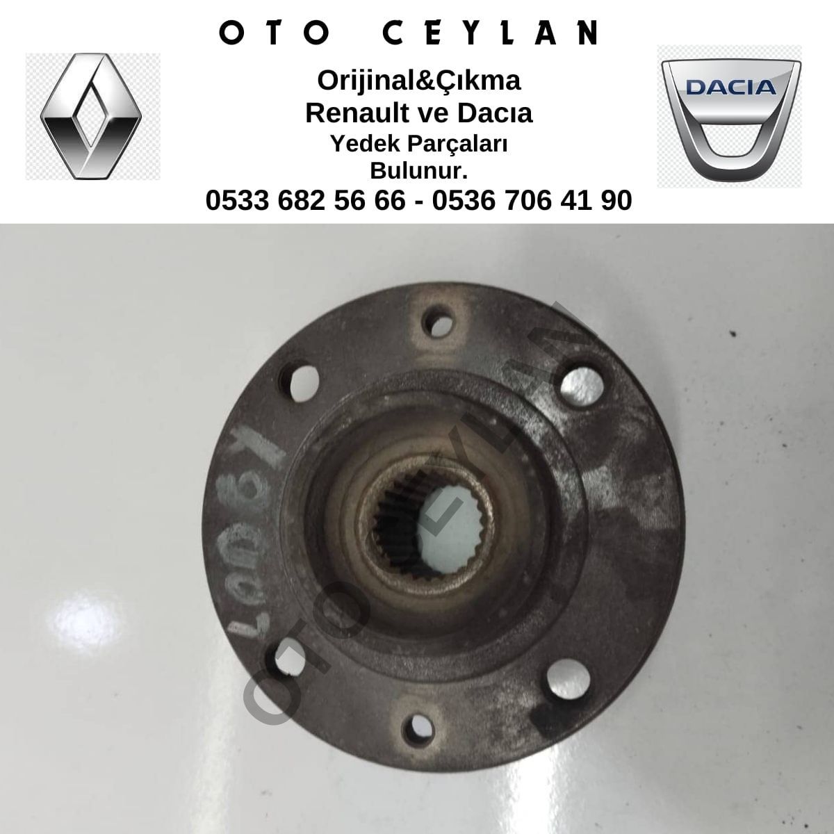 6001547685 Lodgy Ön Teker Porya Çıkma Orijinal