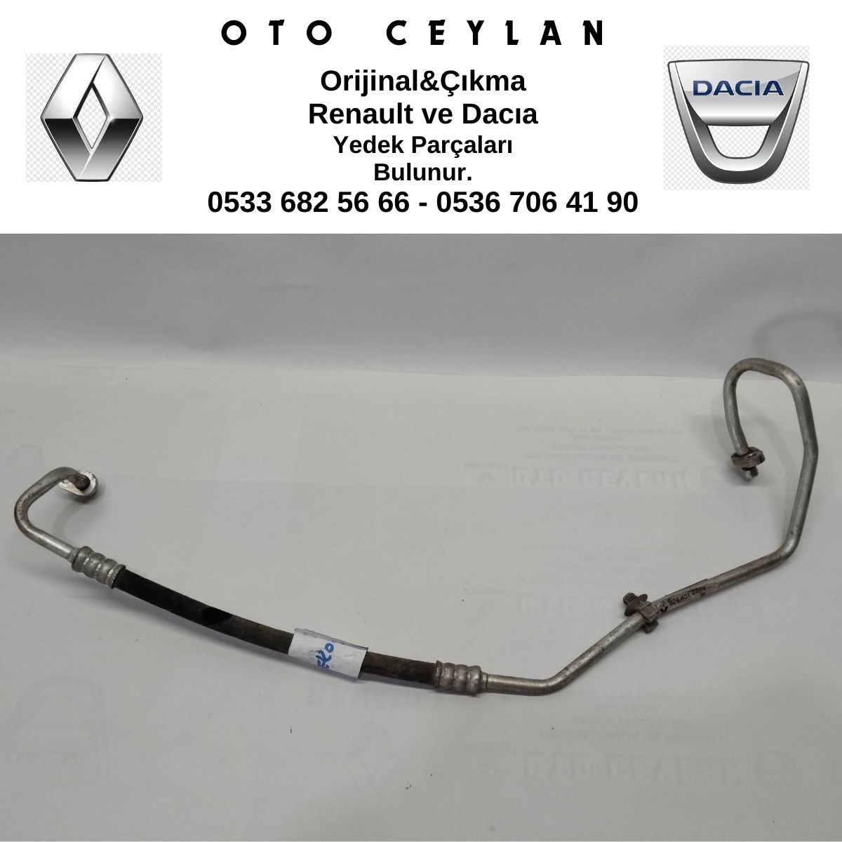 924401446R Lodgy Dokker Klima Borusu Çıkma Orijinal