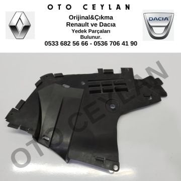 6001549323 Dacia Logan Sağ Plastik Davlumbaz Uç Parça Çıkma Orijinal