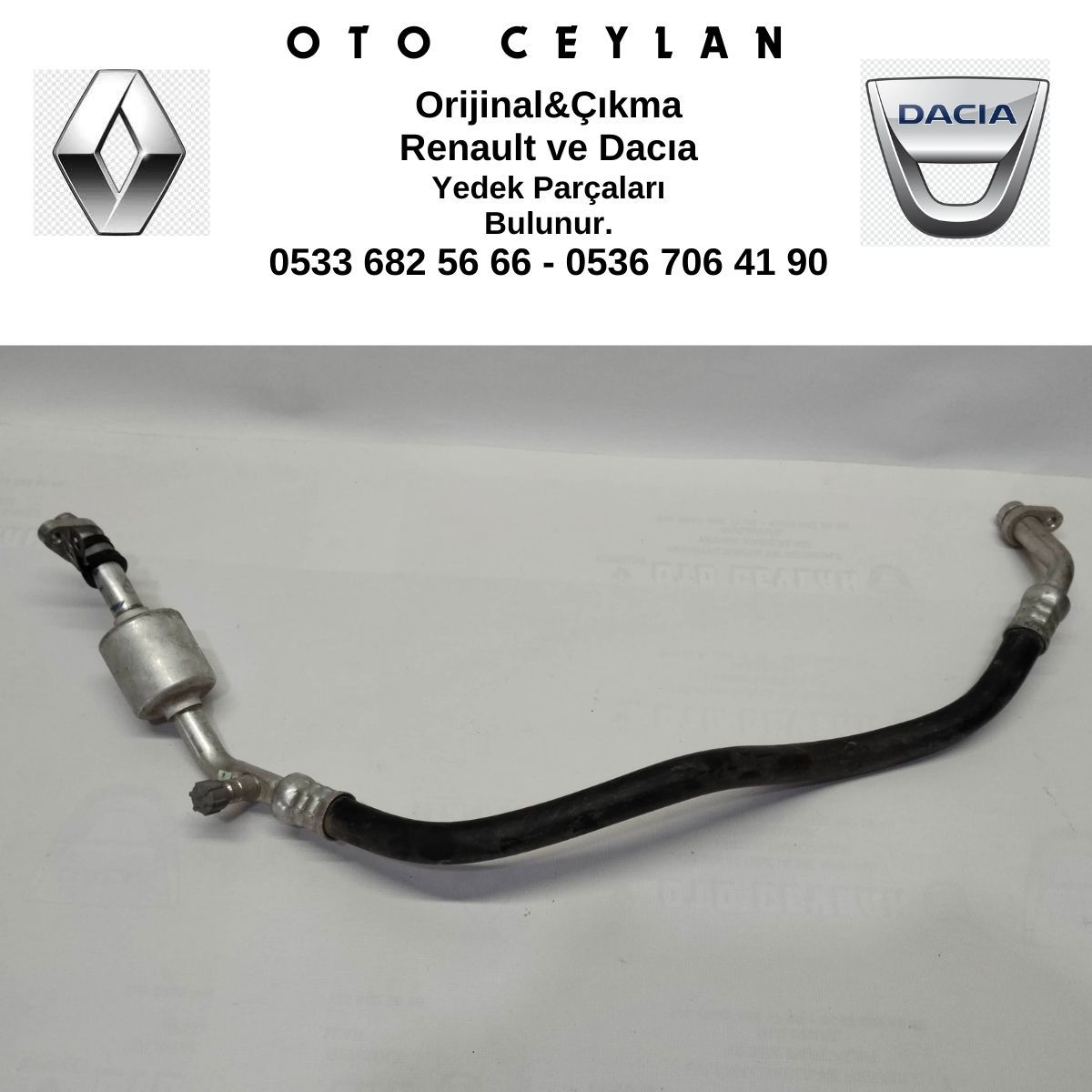 924806936R Sandero III Klima Borusu Çıkma Orijinal